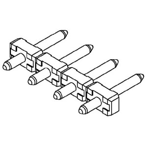 1546019-3, Съемные клеммные колодки 3 POS TERMI-BLOK PIN HEAD 180