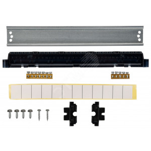 Корпус пластиковый ЩРН-П-12 IP41 черн. прозр. дверь TEKFOR TF5-KP12-N-12-41-K01-K03