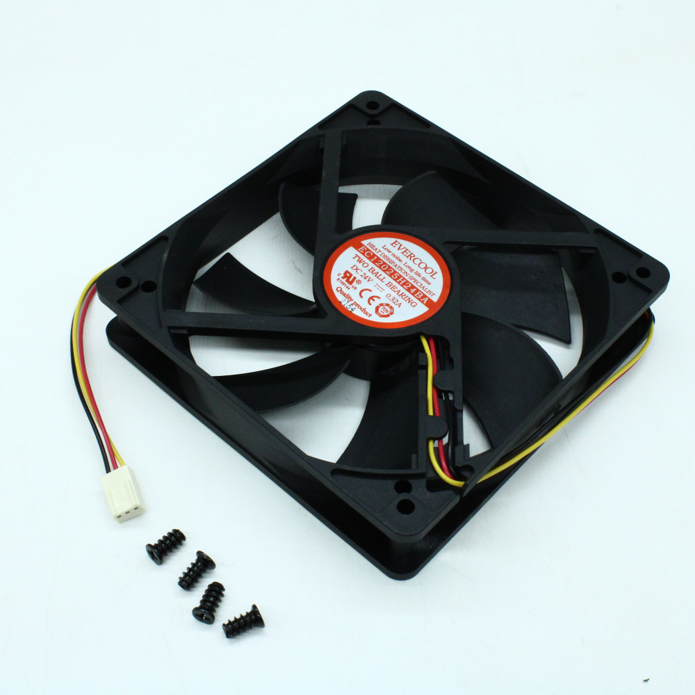 Изображение товара Вентилятор 24В 120х120х25мм EVERCOOL EC12025H24BA