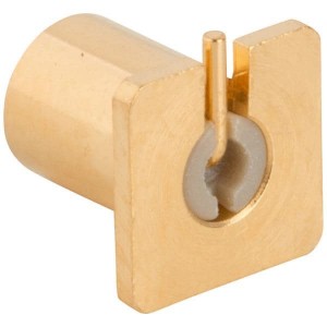 SMP-MSSB-PCR, РЧ соединители / Коаксиальные соединители STRT PCB REAR MOUNT SMOOTH BORE