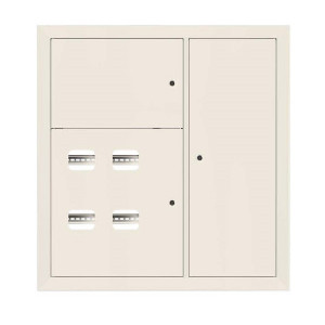 Щит этажный 4 кв. RAL9001 (1000х950х150) EKF Basic