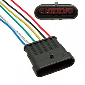 DJ7061-1.5-11 (18AWG 200MM), Разъем авт. соединитель DJ7061-1.5-11 (18AWG 200 мм), 12/ 24 (DC) В вилка с проводом 20см