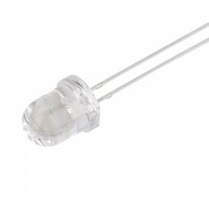 Светодиод ARL2-8203UBC-15cd (ANR, 8мм (круглый)) 006015, Светодиод 8 мм, прозрачная линза. Цвет свечения синий (465-470 нм). Угол излучения 20°. Сила света Iv=12000-15000 мкд, If=20 мА. VF=3-3.5 В. Рекомендуемый постоянный рабочий ток <16-17 мА.