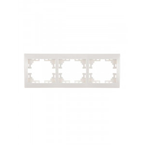 Рамка 3-м Mira горизонт. бел. 701-0200-148