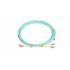 Патч-корд FC-D2-503-LC/PR-LC/PR-H-5M-LSZH-AQ волоконно-оптический(шнур) MM 50/125(OM3) LC-LC duplex 10G/40 LSZH 5м аква 34456