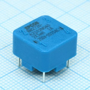 B82720A2102N040, Синфазный дроссель 2x3мГн 1.0A кольцевой сердечник