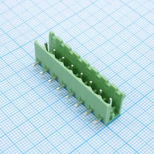 2EGTR-5.0-08P-14-100, Разъемный клеммный блок на плату, 8 контактов. Серия 2EGTR-5.0