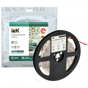 Лента LED 5м LSR-2835NW120-9,6-IP20-12В LSR1-0-120-20-3-05