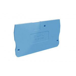 Торцевая крышка TP6-2-BU-EA, Торцевая крышка, для клемм TP6-2-..., цвет: синий