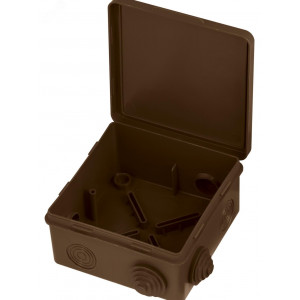 Распаячная коробка ОП 100х100х55мм, крышка, 