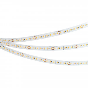Лента RT-A140-10mm 24V Warm3000 SUN (20 W/m, IP20, 2835, 5m) 037831, Светодиодная лента RT-A140, открытая. Светодиоды 2835, 140 шт/м (700 шт на 5 м), белая плата, ширина 10.5 мм, скотч 3M. Цвет ТЁПЛЫЙ 3000 K, цветопередача CRI>97 SUN (R9>90), угол 120°. Питание 24V, мощность 20 Вт/м (100 Вт на 5 м). Размеры 5000x10.5x1.7 м