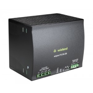 Блок питания WIPOS P3 24-20, Источник питания, трехфазный, 24 V / 20 A, 480 W; диапазон входных напряжений: 340 – 575 V AC 480 – 820 V DC; габариты (мм): ширина x высота x глубина: 150 x 124 x 119; вес 1,75 кг; монтаж: на DIN рейку, температура окружающей среды –30°C…+70°C