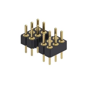 804-10-096-10-002000, Проводные клеммы и зажимы 96P Triple Row STRAIGHT PIN HEADER