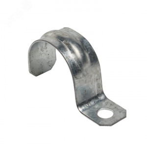 Скоба металлическая однолапковая d25-26 мм (100 шт) PROxima sm-1-25-26