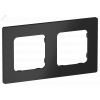 FLITE CLASSIC Рамка 2-местная РУ-2-К-ФлЧ черный IEK FI-M22-32-20-K02