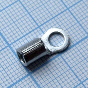 GRNB 5.5-4S, наконечник кабельный кольцевой без изоляции d=4.3мм, сеч. пров.4.0-6.0мм2