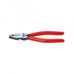 Силовые пассатижи KN-0201200, Плоскогубцы комбинированные особой мощности с режущими кромками с пластиковыми рукоятками, длина 200мм