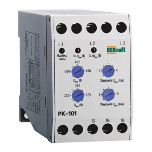 Реле контроля фаз РК-101 380В тип 01 23300DEK