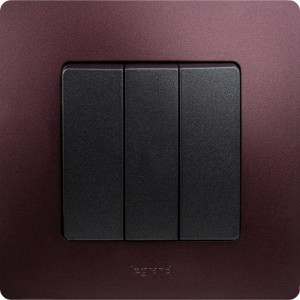 ETIKA Рамка 1 пост сливовая 672561