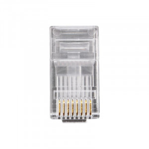 Разъем RJ-45(8P8C), UTP, CAT 5e, Разъем RJ-45 (8P8C) под витую пару, U/UTP, 5 категория