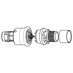 S10YAR-P07XCD0-0000, Цилиндрические защелкивающиеся разъемы CONN PLUG MALE 7P GOLD SLDR CUP
