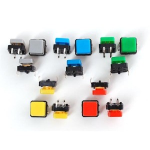 1010, Принадлежности Adafruit  Square Tactile Button Switch 15 pk