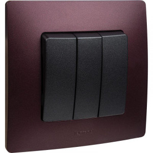 ETIKA Рамка 1 пост сливовая 672561