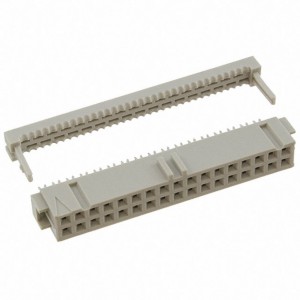 3-215915-4, Соединитель провод-плата RCP 34 контакт(ов) 2.54мм угловой монтаж на кабель автомобильного применения лента на катушке