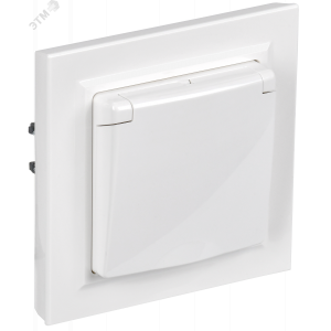 BRITE Роз. с кр. 16А IP44 РСбш10-3-44-БрБ бел. в сб. BR-R16-16-44-K01-F-PRO