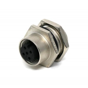 M12A-04PFFS-SH8001, Кабели для датчиков / Кабели для приводов M12 PANELSOLDER CONN 4PIN F CONN F PIN