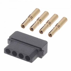 M80-8450445, Проводные клеммы и зажимы 4 SIL F/CRMP CONN S/B HI-TEMP