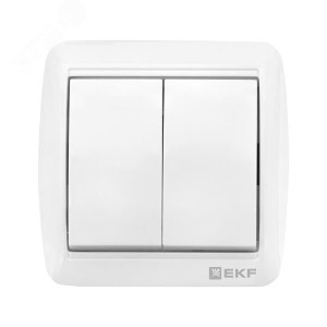 Выключатель 2-кл. ОП Владивосток 10А IP54 бел. PROxima EQR16-023-30-54