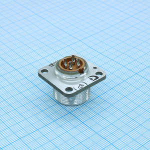 2РМДТ18Б4Ш5В1В, Соединитель  цилиндрический низкочастотный негерметичный