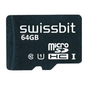 SFSD064GN4BM1MT-I-3F-2E1-STD, Карты памяти 64GB microSD Card MLC S-45u IND TEMP
