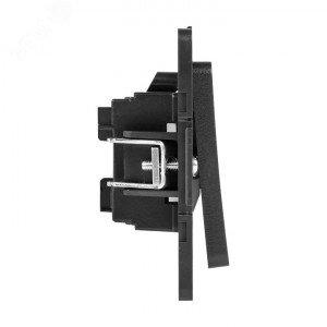 Переключатель проходной 1-кл. Стокгольм 10А механизм черн. PROxima EZV10-025-10