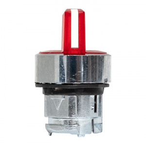 Исполнительный механизм переключателя ХB4 красный на 2 положения возвратный без фиксации, с подсветкой с короткой ручк IP65 EKF XB4BD2L-R-65