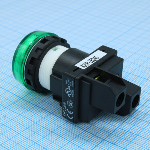 A20P-1EQ4G, A20P-1EQ4G, Выключатель кнопочный зеленый с подсветкой