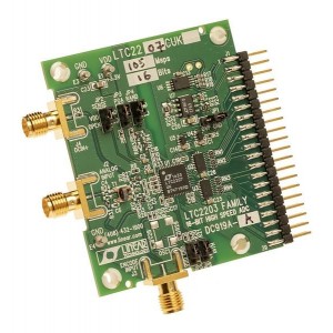 DC919A-A, Средства разработки интегральных схем (ИС) преобразования данных LTC2207 - CMOS OUT, DC INPUT, 105Msps 1