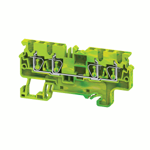 Клемма заземляющая пружинная OptiClip CXG-2,5-QUATTRO-PE-I-(0,2-2,5)-PEN (100шт) 331830