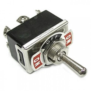 KN3(C)-203 ON-OFF-ON, Тумблер ON-OFF-ON (6c) 3А 250В винтовое крепление