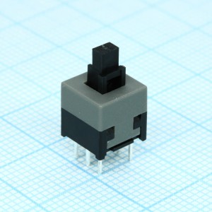 MPS-850N-G, Кнопочный переключатель без фиксации 8,5х8,5мм  0.3А 30В / 0.5А 16В 6pin