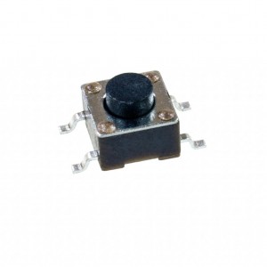 4-1437565-1, Кнопка тактильная миниатюрная SMD (6*6*5.0) 24В 0,05А
