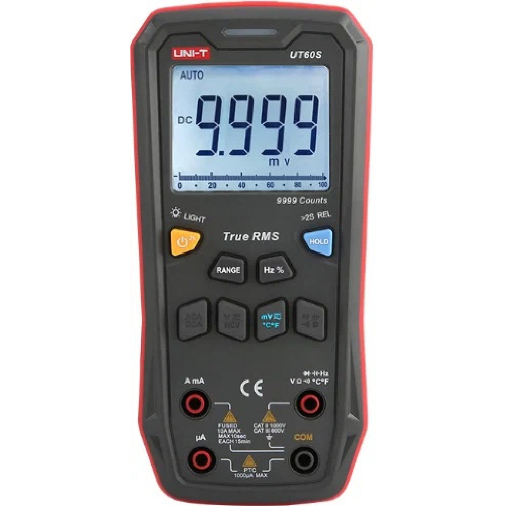 Изображение товара Цифровой мультиметр UT60S True RMS с подсветкой термощупом и множеством функций