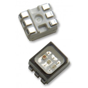 ASMT-YTB2-0BB02, Светодиод трехцветный прозрачный 6PLCC для поверхностного монтажа