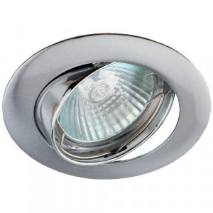 Светильник точечный KL1A CH 50Вт MR16 12В литой поворотн. хром. ЭРА C0043656