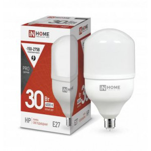 Лампа светодиодная высокомощная LED-HP-PRO 30Вт цилиндр 4000К нейтр. бел. E27 2850лм 230В 4690612031071
