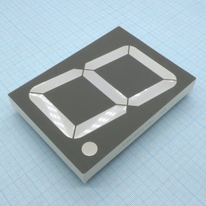 FYS-40011DUB-21, 1 разрядный индикатор 101,6мм/синий/470нм/80-120мкд/ОА