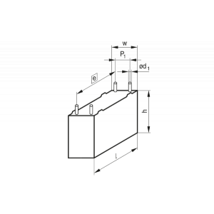 B32778H9506J000, Конденсатор полипропиленовый 800В 50мкФ  ±5%