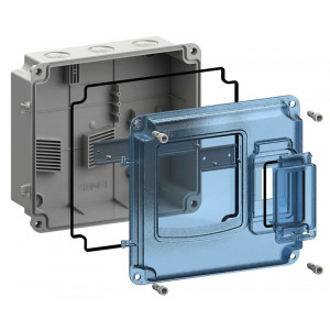 Корпус ЩУРн-П 1/3 Krepta 5 IP66 PC пластик. MSP1-N-03-55