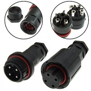 SZC-9000 4PIN (IP68), Разъём герметичный SZC-9000 4pin (IP68), 4 контакта